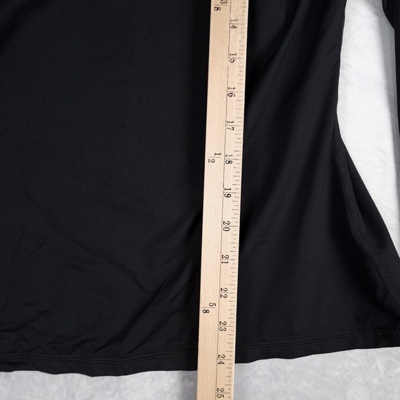 Boden Activewear Shirt Womens 14 Black Long Sleeve Wicking Stretch Pickleball - Picture 14 of 16